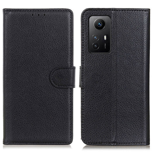 For Xiaomi Redmi Note 12S 4G Anti-scratch Litchi Texture Phone Case PU Leather Stand Wallet Shell
