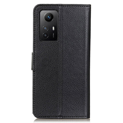 For Xiaomi Redmi Note 12S 4G Anti-scratch Litchi Texture Phone Case PU Leather Stand Wallet Shell