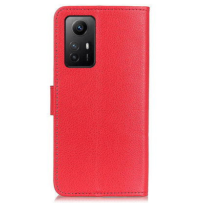 For Xiaomi Redmi Note 12S 4G Anti-scratch Litchi Texture Phone Case PU Leather Stand Wallet Shell
