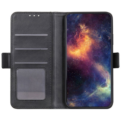 Anti-drop Cover for Xiaomi Redmi Note 12S 4G Phone Case Cowhide Texture PU Leather Wallet Stand Shell