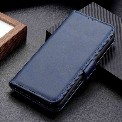 Anti-drop Cover for Xiaomi Redmi Note 12S 4G Phone Case Cowhide Texture PU Leather Wallet Stand Shell
