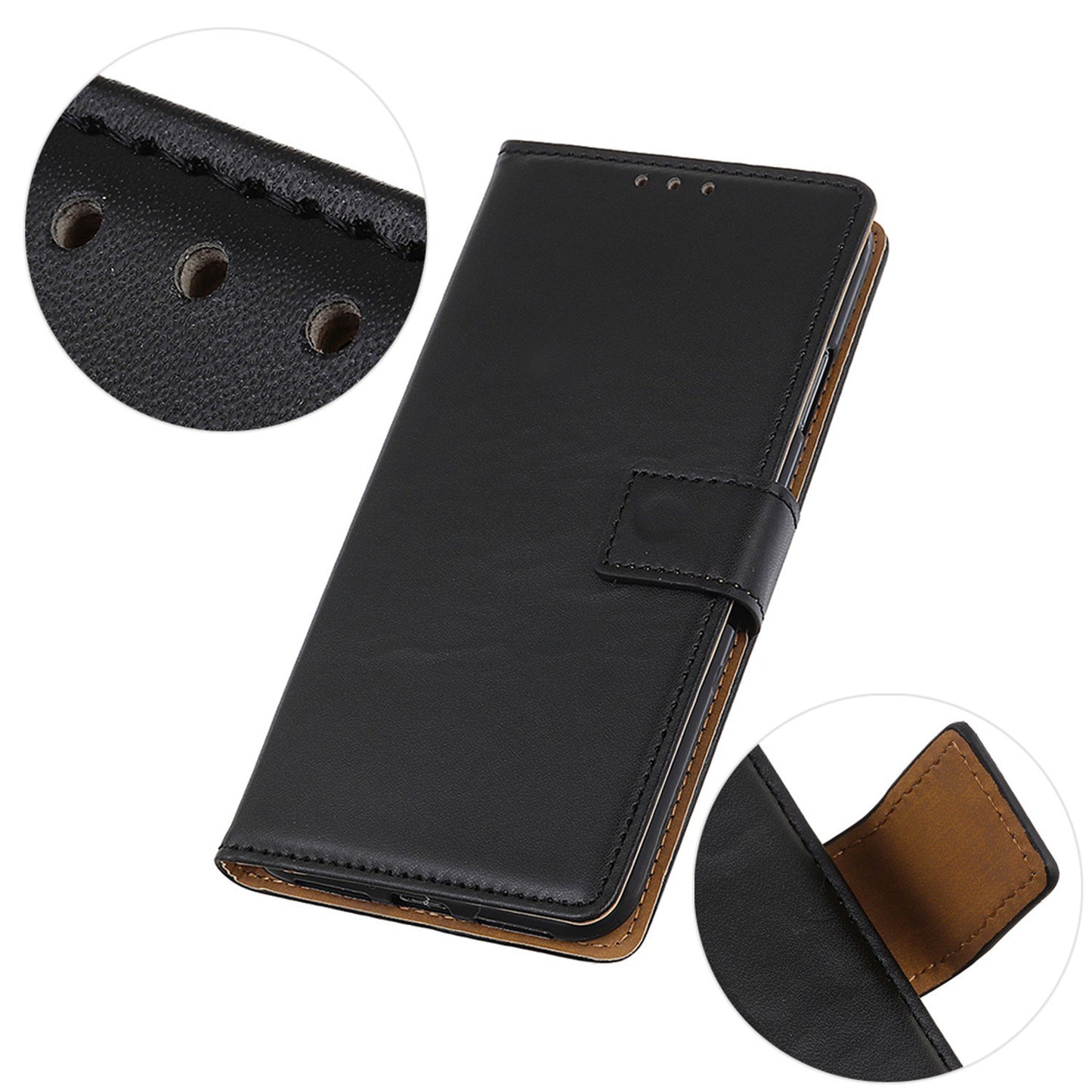 For Xiaomi Redmi Note 12S 4G Foldable Stand PU Leather Phone Full Protection Case Wallet Phone Cover