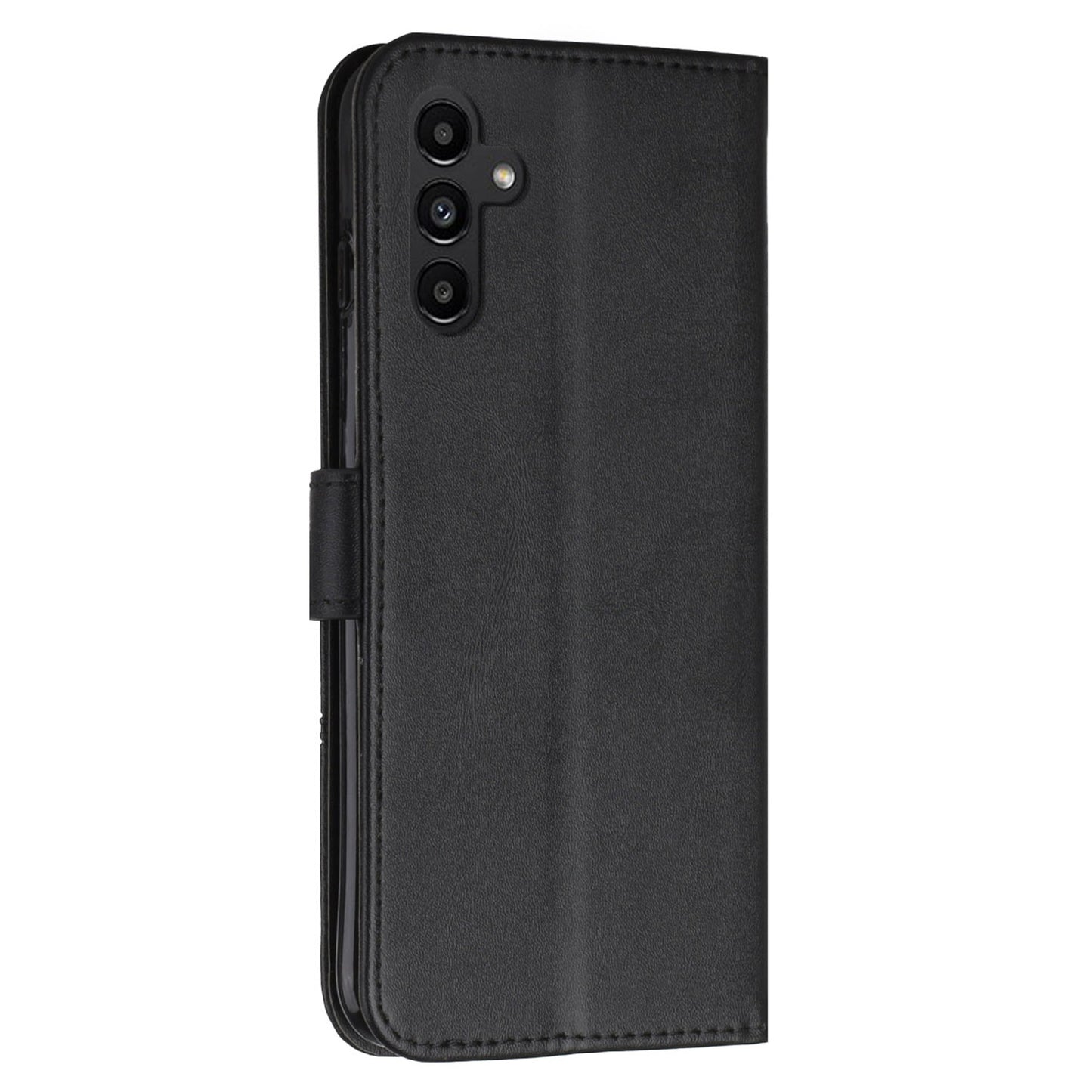 For Samsung Galaxy M14 5G PU Leather Smartphone Case Magnetic Clasp Cell Phone Wallet Stand Cover