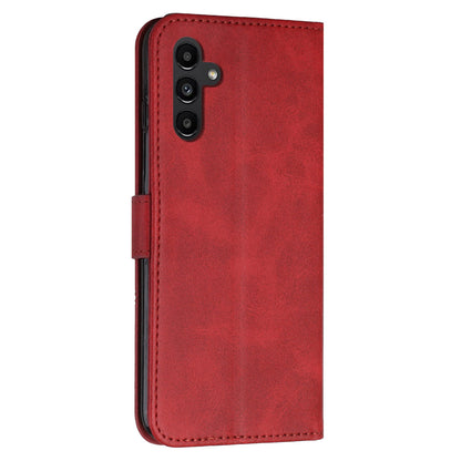 For Samsung Galaxy M14 5G PU Leather Smartphone Case Magnetic Clasp Cell Phone Wallet Stand Cover