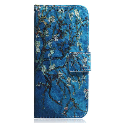 For Nokia C32 PU Leather Phone Case Stand Pattern Printing Wallet Cover