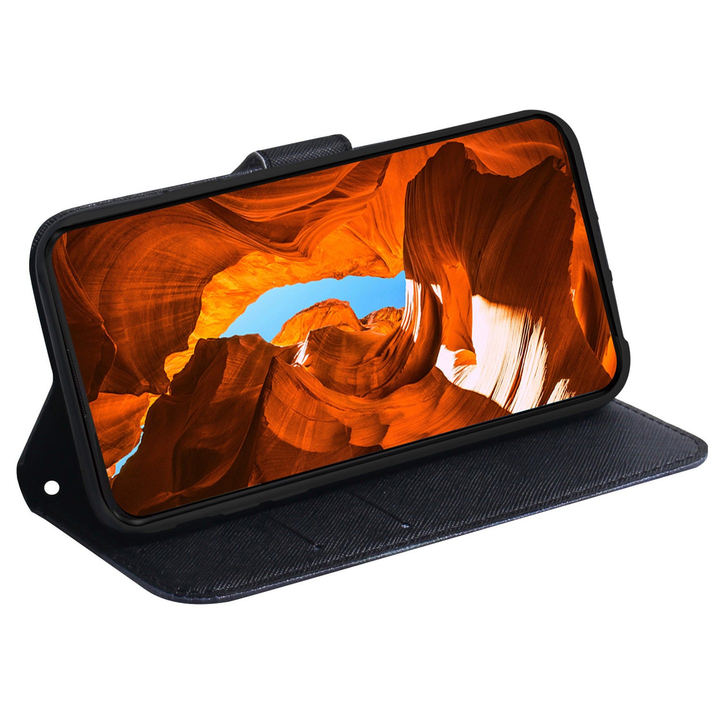 For Nokia C32 PU Leather Phone Case Stand Pattern Printing Wallet Cover