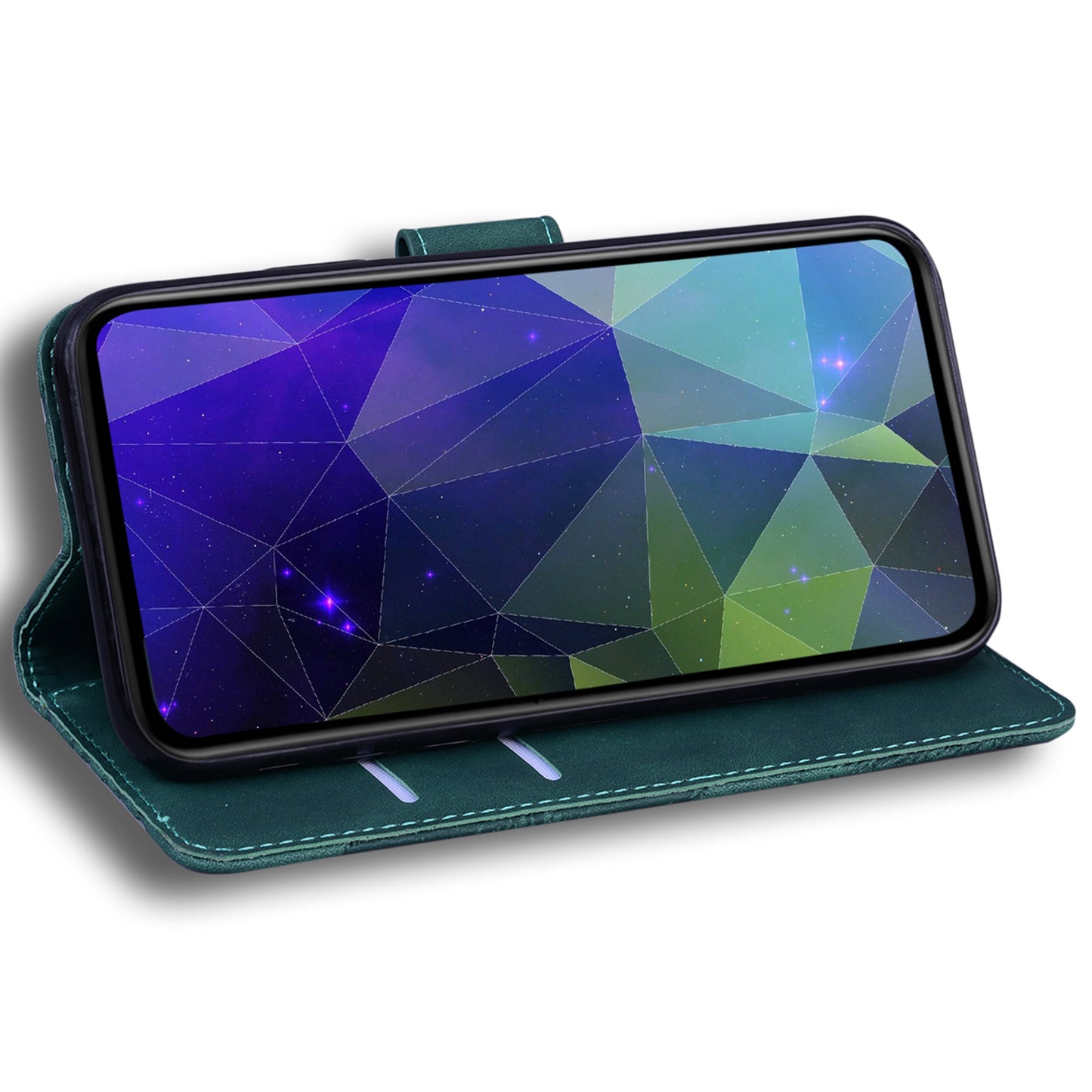 For Nokia C32 PU Leather Flip Cover Solid Color Stand Wallet Phone Case