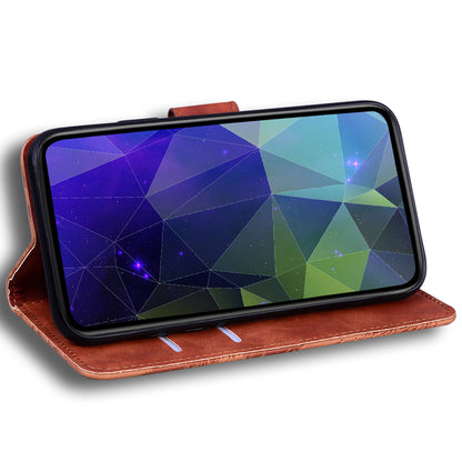 For Nokia C32 PU Leather Flip Cover Solid Color Stand Wallet Phone Case