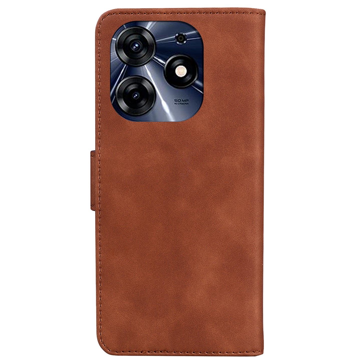 For Tecno Spark 10 Pro Phone Case Stand Wallet Butterfly Printing Skin-touch Leather Phone Cover