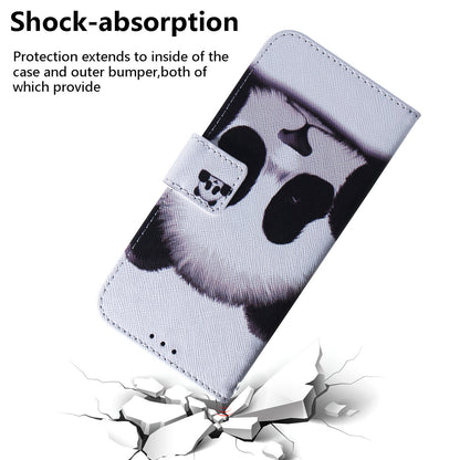 Anti-Drop PU Leather Flip Cover for Nokia C22 Pattern Printing Wallet Phone Case