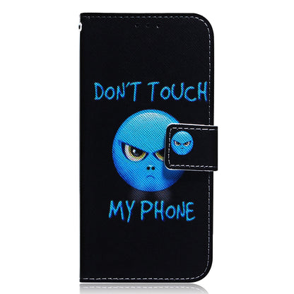 Anti-Drop PU Leather Flip Cover for Nokia C22 Pattern Printing Wallet Phone Case
