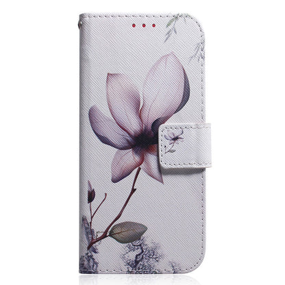 Anti-Drop PU Leather Flip Cover for Nokia C22 Pattern Printing Wallet Phone Case
