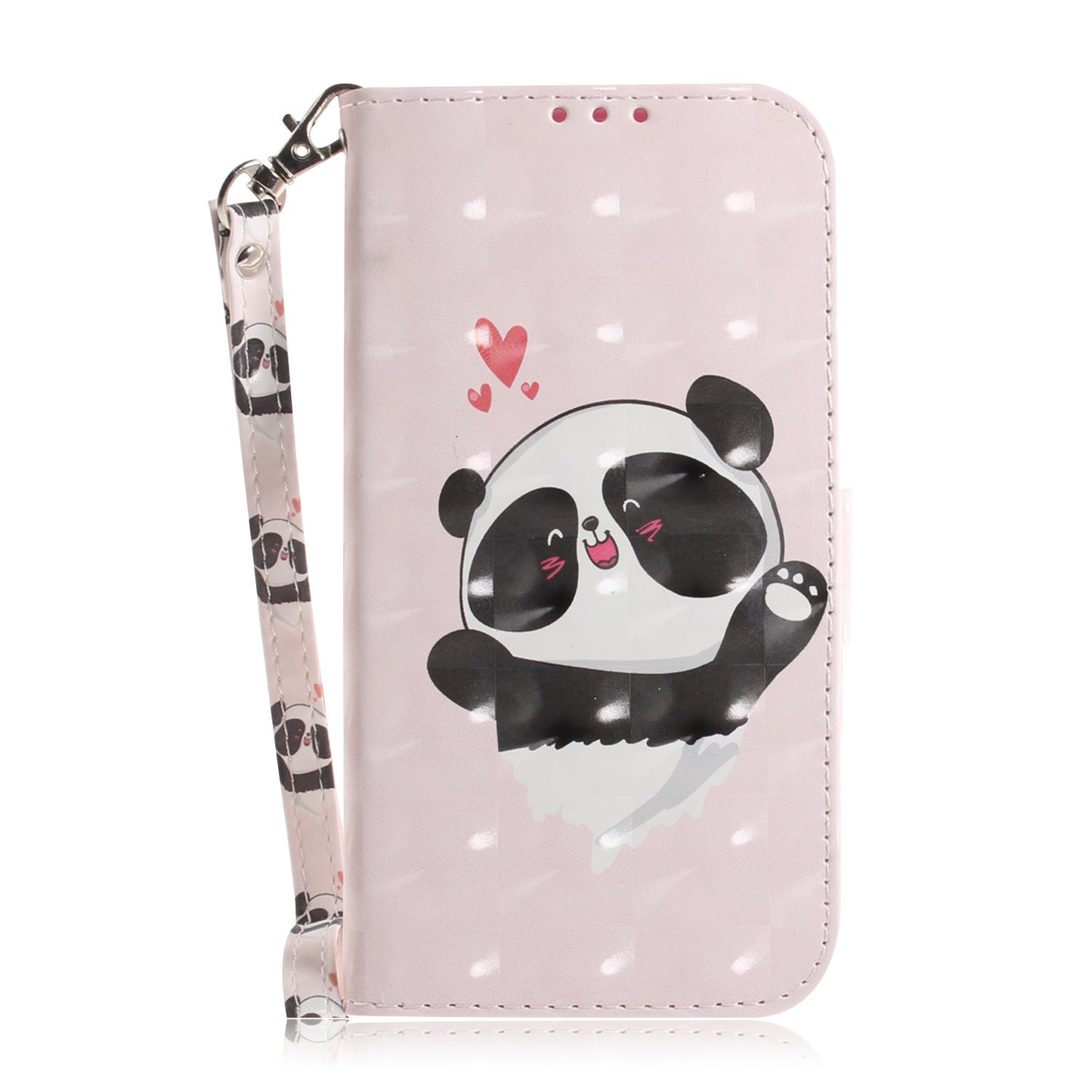 Pattern Printed PU Leather Phone Cover for Nokia C22 Anti-Scratch Wallet Phone Case with Strap