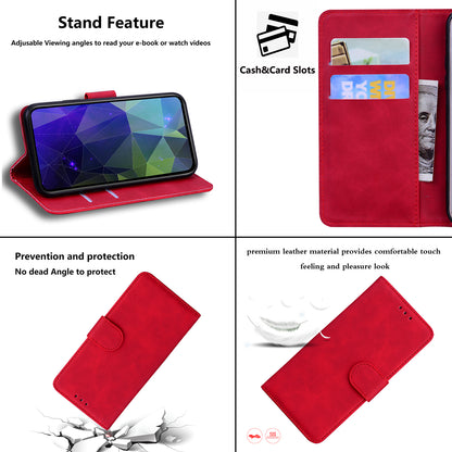 For Nokia C12 4G/C12 Plus/C12 Pro Solid Color Leather Case Flip Wallet Stand Smartphone Cover