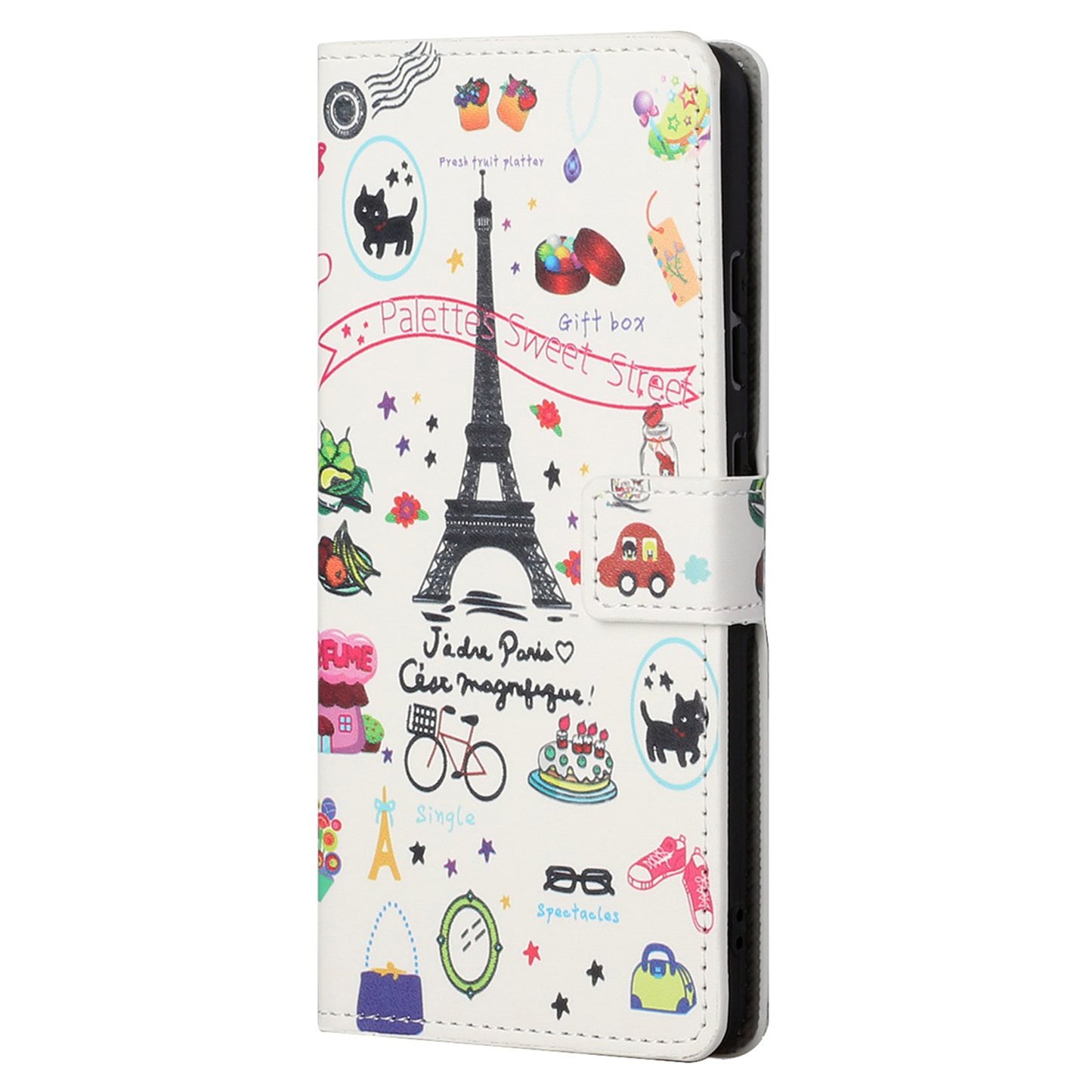 For Xiaomi Redmi Note 12S 4G Leather Phone Cover Pattern Printing Phone Case with Stand Wallet