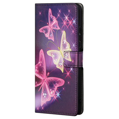 For Xiaomi Redmi Note 12S 4G Leather Phone Cover Pattern Printing Phone Case with Stand Wallet