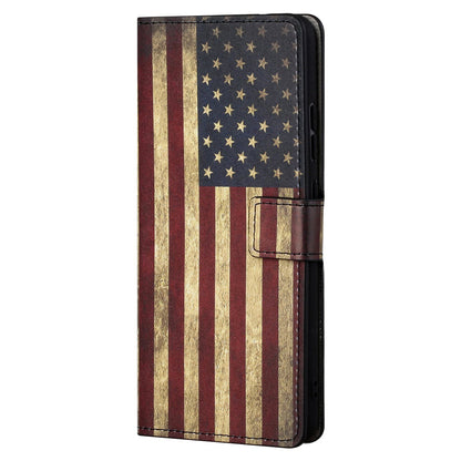 For Xiaomi Redmi Note 12S 4G Leather Phone Cover Pattern Printing Phone Case with Stand Wallet