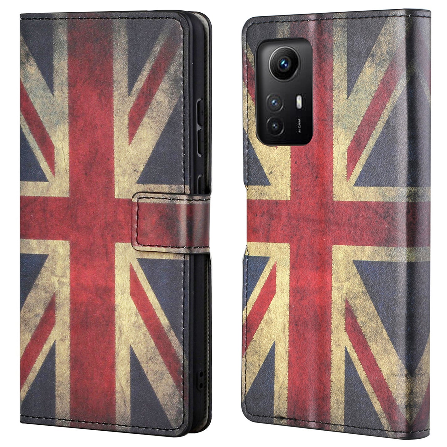 For Xiaomi Redmi Note 12S 4G Leather Phone Cover Pattern Printing Phone Case with Stand Wallet