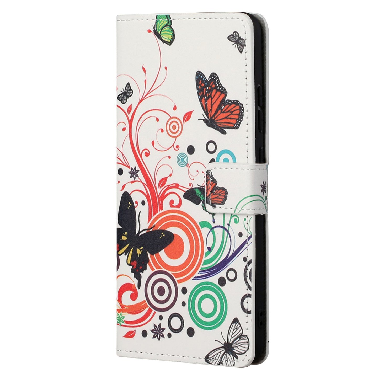 For Xiaomi Redmi Note 12S 4G Leather Phone Cover Pattern Printing Phone Case with Stand Wallet
