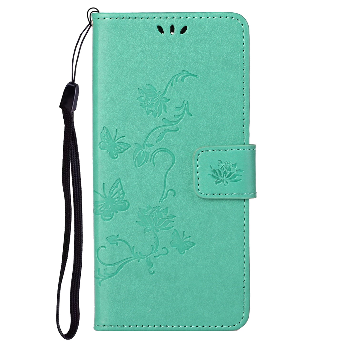 Leather Phone Case for Xiaomi Redmi Note 12S 4G Butterfly Flower Imprinted Flip Stand Wallet Cover