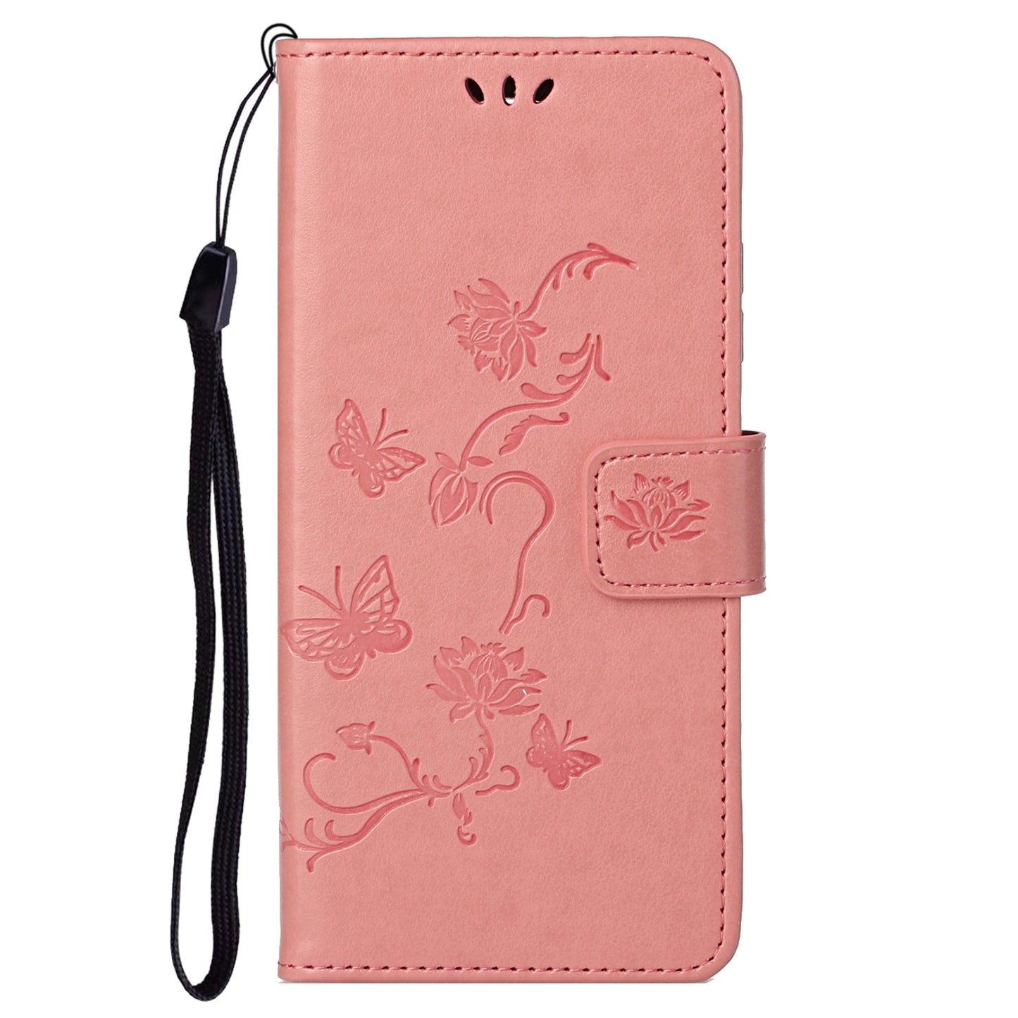 Leather Phone Case for Xiaomi Redmi Note 12S 4G Butterfly Flower Imprinted Flip Stand Wallet Cover