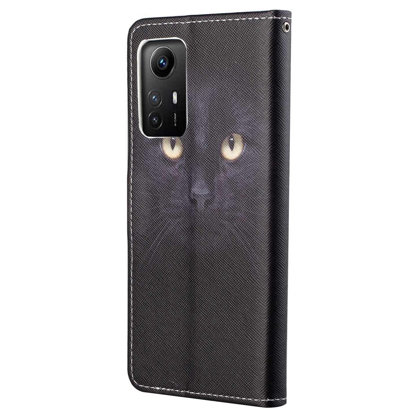 For Xiaomi Redmi Note 12S 4G Wallet Phone Case 3D Pattern Printing Stand Leather Phone Cover