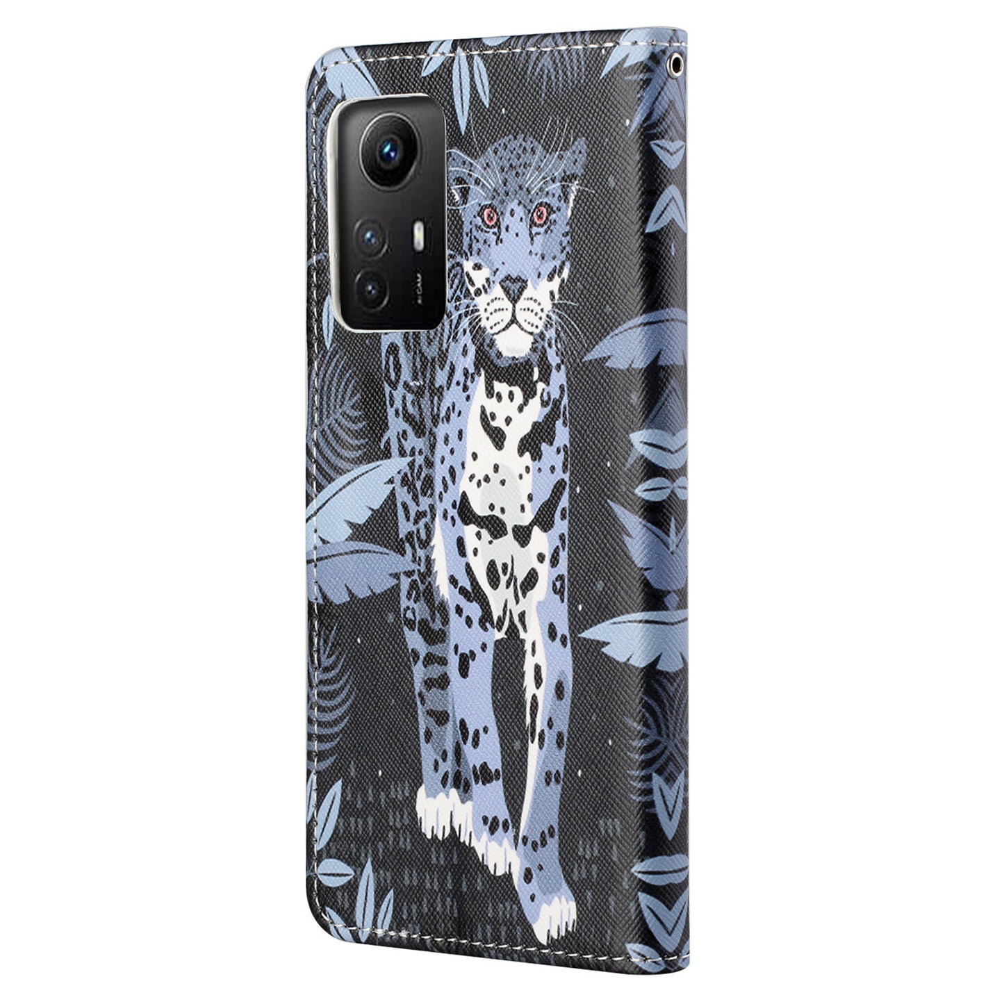 For Xiaomi Redmi Note 12S 4G Wallet Phone Case 3D Pattern Printing Stand Leather Phone Cover