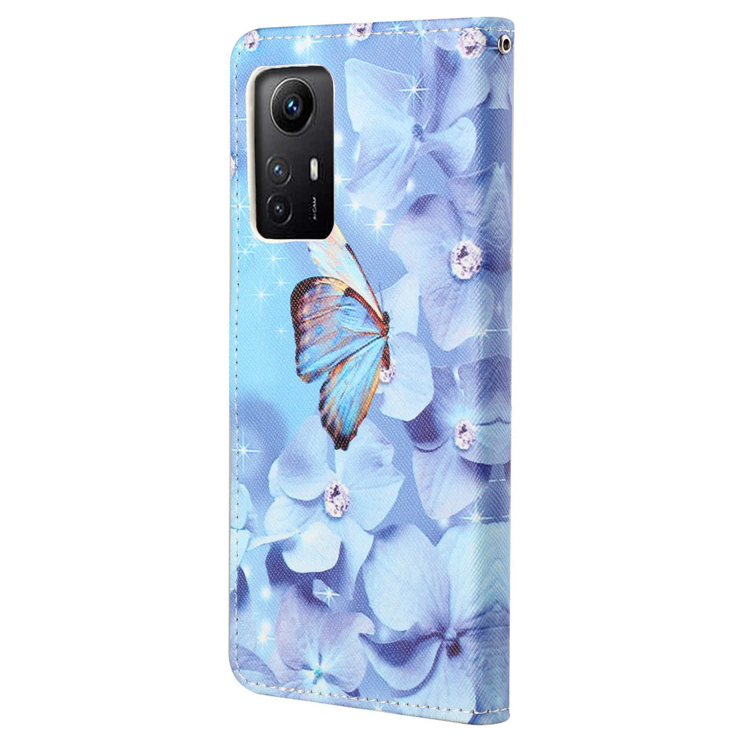 For Xiaomi Redmi Note 12S 4G Wallet Phone Case 3D Pattern Printing Stand Leather Phone Cover