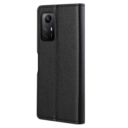 For Xiaomi Redmi Note 12S 4G Litchi Texture Cellphone Cover Phone Wallet Book Stand Phone Case