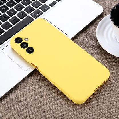 For Samsung Galaxy M54 5G / F54 5G Liquid Silicone Back Cover Drop-proof Mobile Phone Case with Soft Lining