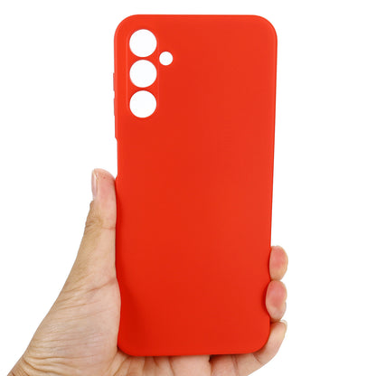 For Samsung Galaxy M54 5G / F54 5G Liquid Silicone Back Cover Drop-proof Mobile Phone Case with Soft Lining