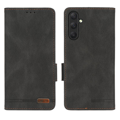 For Samsung Galaxy M54 5G / F54 5G Wallet Phone Case Hardware Decor PU Leather Cover with Stand