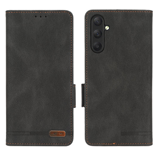 For Samsung Galaxy M54 5G / F54 5G Wallet Phone Case Hardware Decor PU Leather Cover with Stand