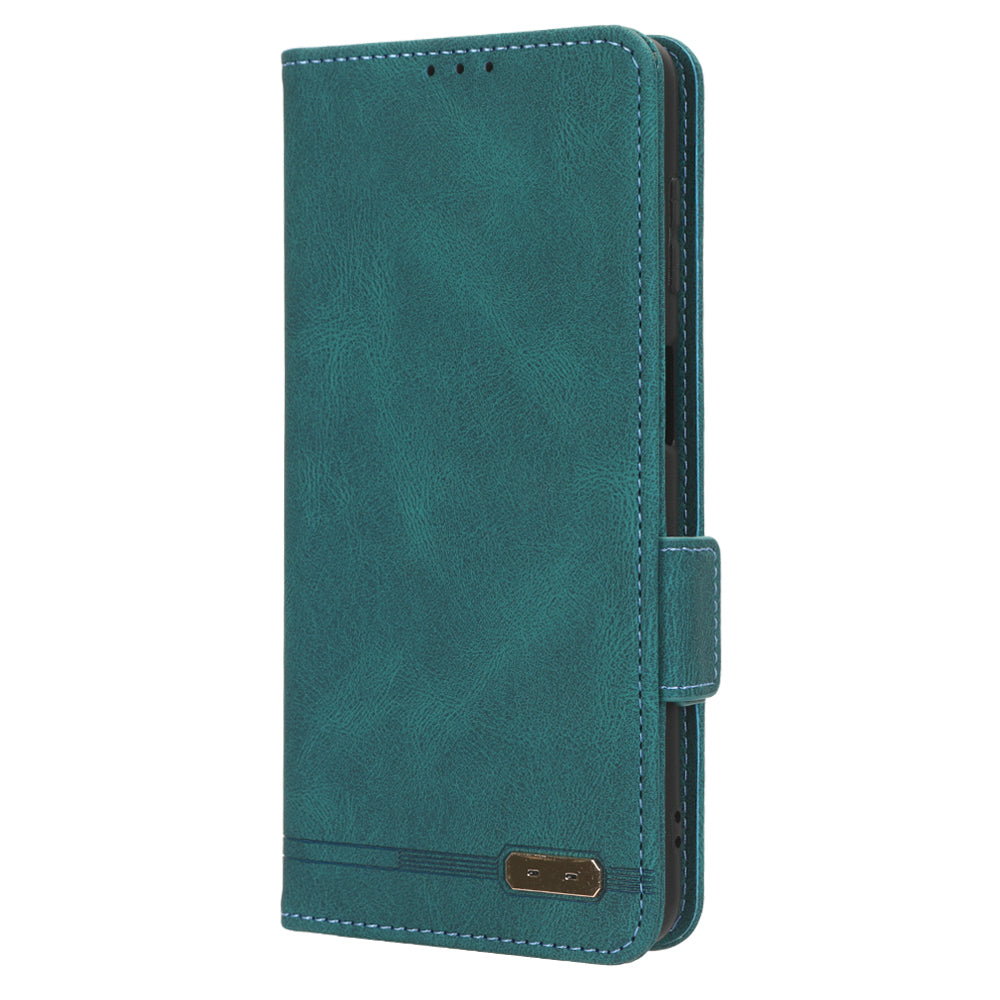 For Samsung Galaxy M54 5G / F54 5G Wallet Phone Case Hardware Decor PU Leather Cover with Stand