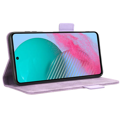 For Samsung Galaxy M54 5G / F54 5G Wallet Phone Case Hardware Decor PU Leather Cover with Stand