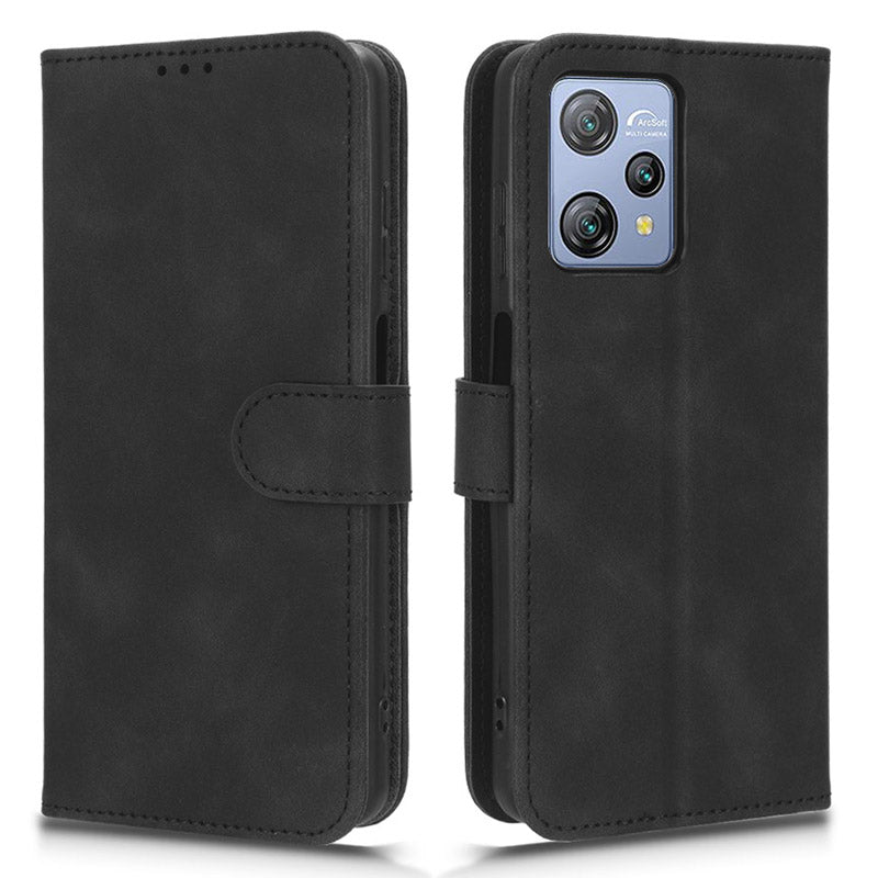 For Blackview A53 Pro PU Leather Flip Phone Case Stand Wallet Skin-touch Cover