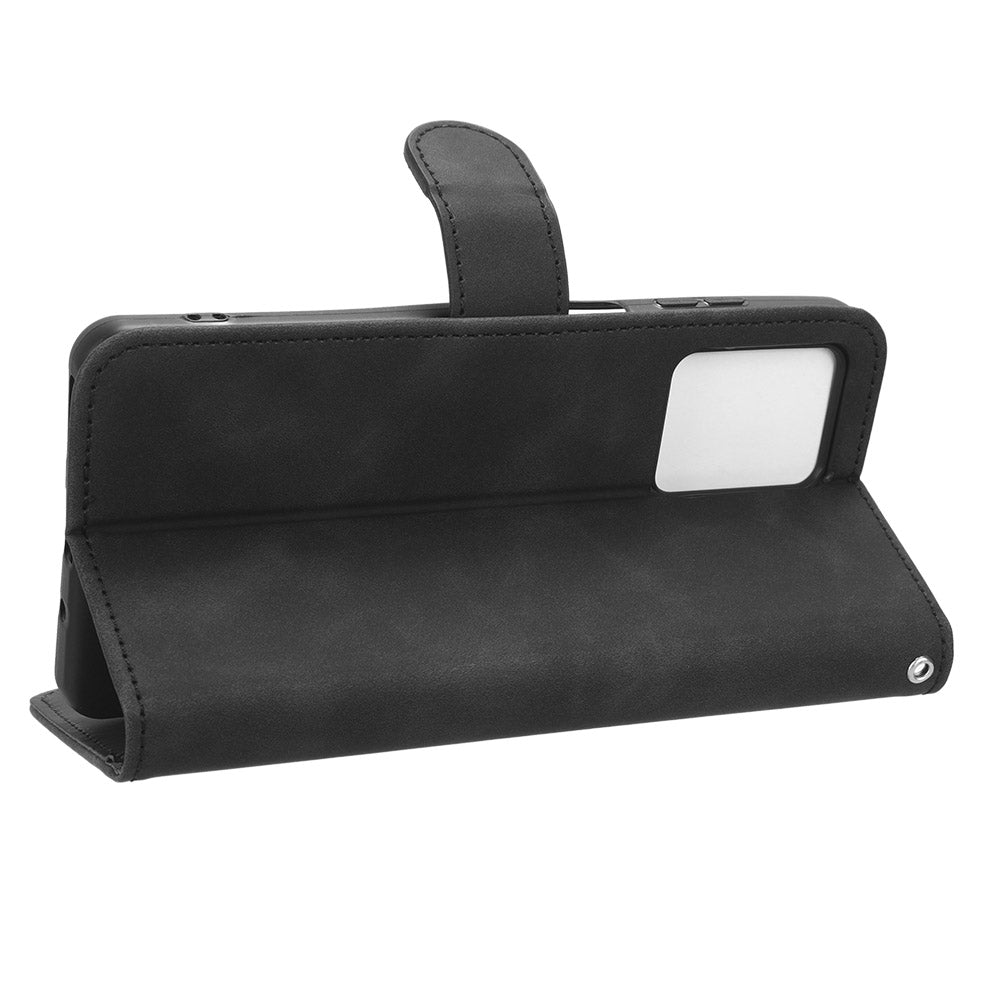 For Blackview A53 Pro PU Leather Flip Phone Case Stand Wallet Skin-touch Cover