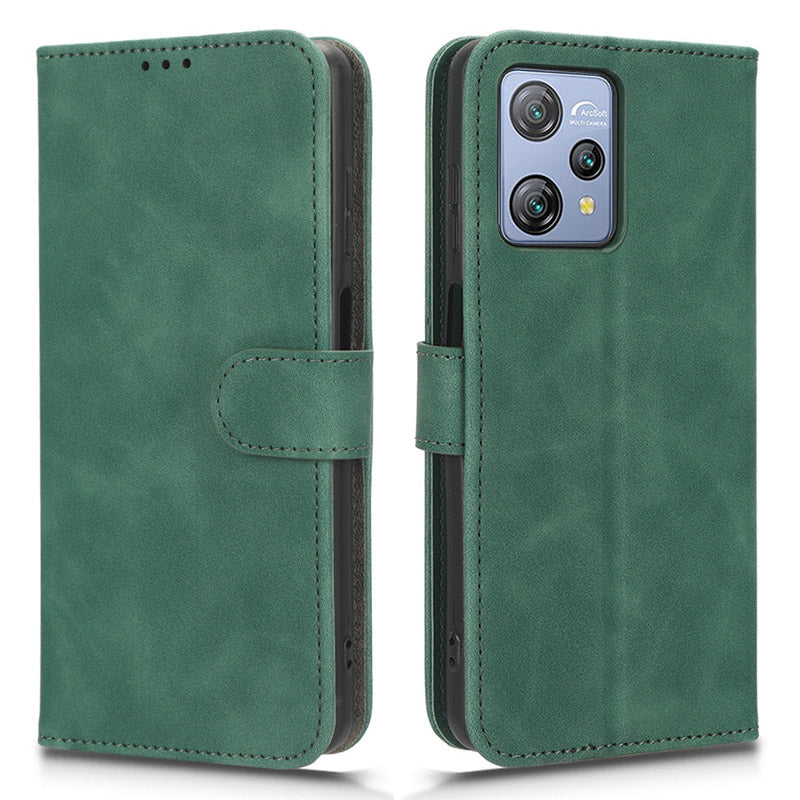 For Blackview A53 Pro PU Leather Flip Phone Case Stand Wallet Skin-touch Cover