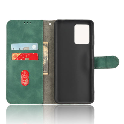 For Blackview A53 Pro PU Leather Flip Phone Case Stand Wallet Skin-touch Cover