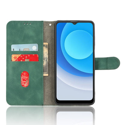 For Blackview A53 Pro PU Leather Flip Phone Case Stand Wallet Skin-touch Cover