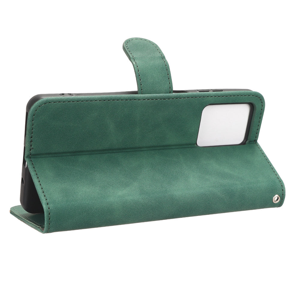 For Blackview A53 Pro PU Leather Flip Phone Case Stand Wallet Skin-touch Cover