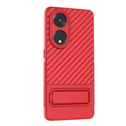 For Oppo Reno8 T 5G / A1 Pro 5G Kickstand TPU Back Cover Anti-drop Cell Phone Case