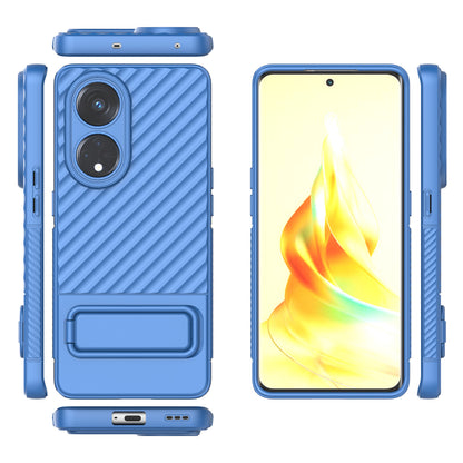 For Oppo Reno8 T 5G / A1 Pro 5G Kickstand TPU Back Cover Anti-drop Cell Phone Case