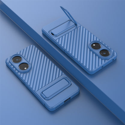 For Oppo Reno8 T 5G / A1 Pro 5G Kickstand TPU Back Cover Anti-drop Cell Phone Case