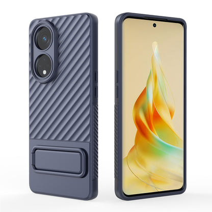 For Oppo Reno8 T 5G / A1 Pro 5G Kickstand TPU Back Cover Anti-drop Cell Phone Case