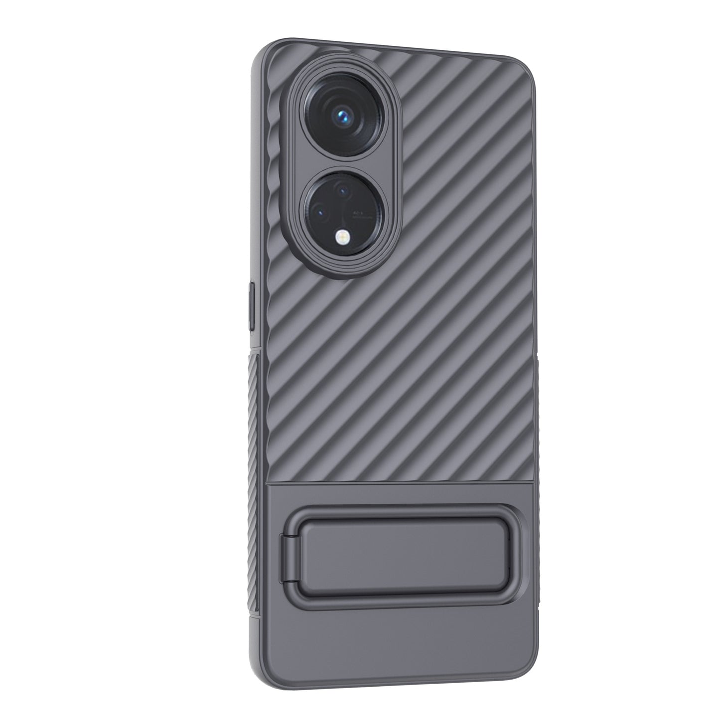 For Oppo Reno8 T 5G / A1 Pro 5G Kickstand TPU Back Cover Anti-drop Cell Phone Case