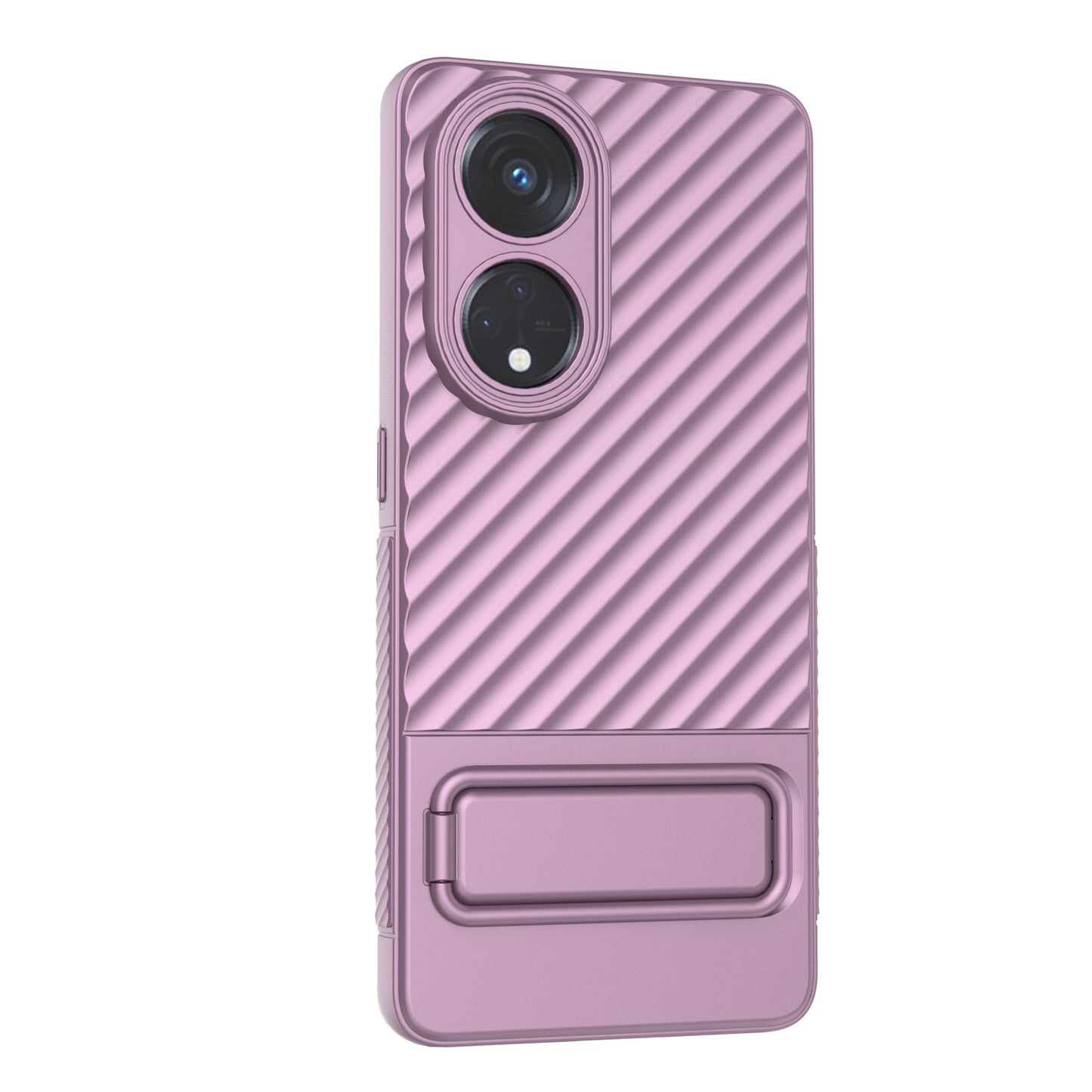 For Oppo Reno8 T 5G / A1 Pro 5G Kickstand TPU Back Cover Anti-drop Cell Phone Case