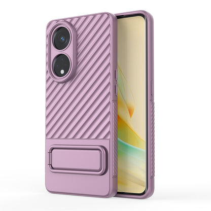 For Oppo Reno8 T 5G / A1 Pro 5G Kickstand TPU Back Cover Anti-drop Cell Phone Case