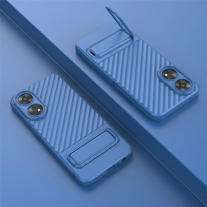 TPU Phone Cover for Oppo Reno8 T 4G , Kickstand Phone Back Protector Anti-dust Phone Case