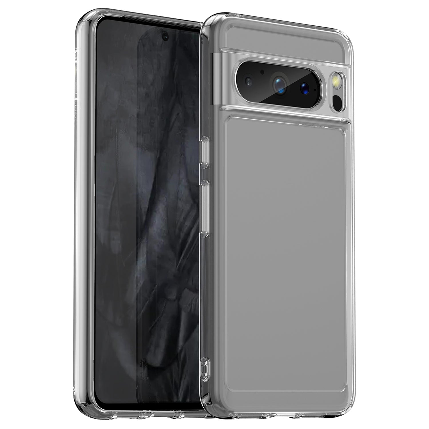For Google Pixel 8 Pro Candy Series Anti-fall Air Cushions TPU Phone Case Back Protector Clear Cover